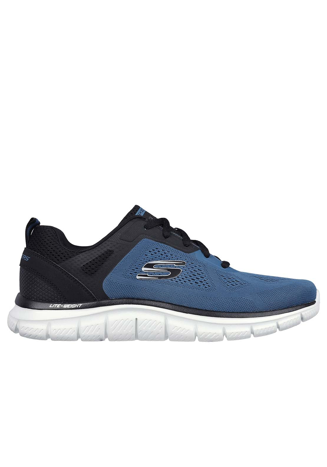 Skechers Track Broader - Blue &amp; Black 2 Shaws Department Stores