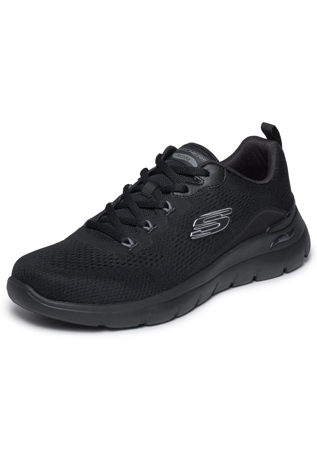Arch Fit Summits Kravel Trainers - Black
