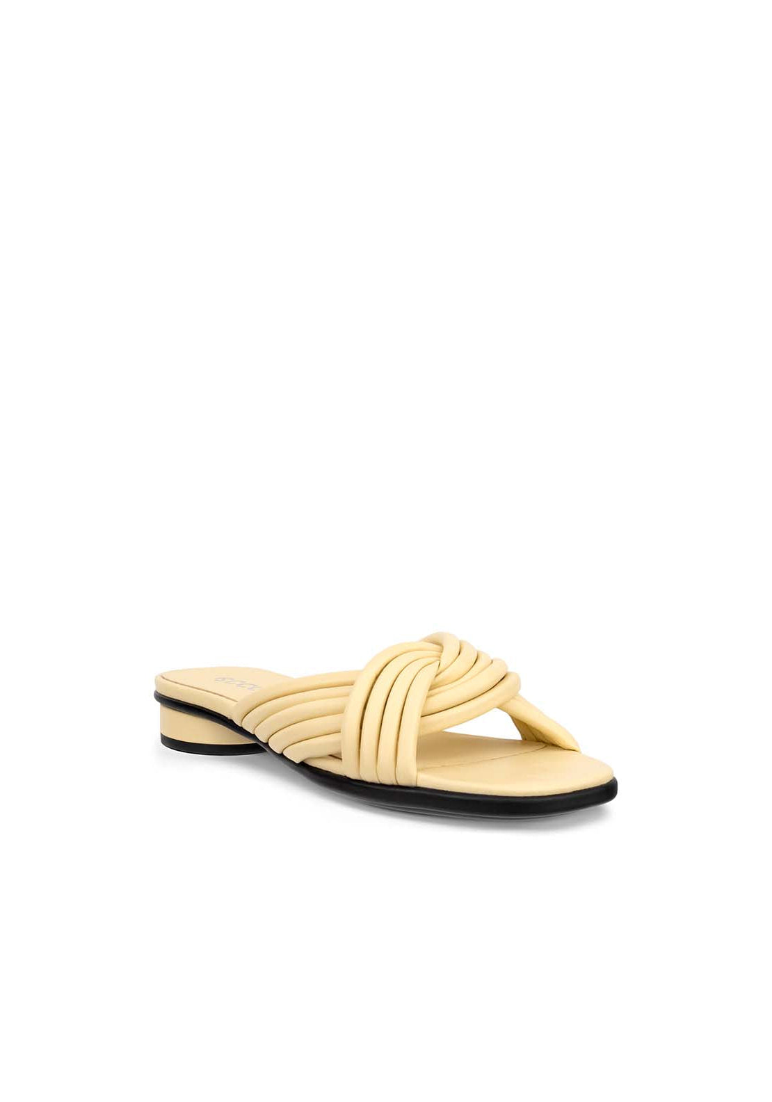 Ecco Sculpted Alba 25 Smart Slider - Straw 1 Shaws Department Stores