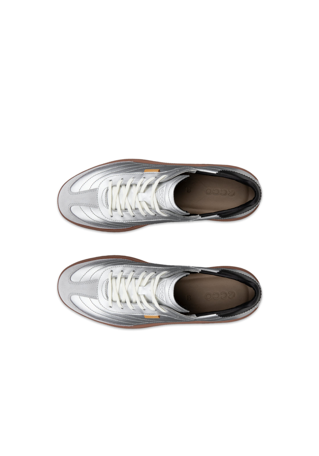 Ecco Soft 11 Casual Lace - Concrete Silver 2 Shaws Department Stores