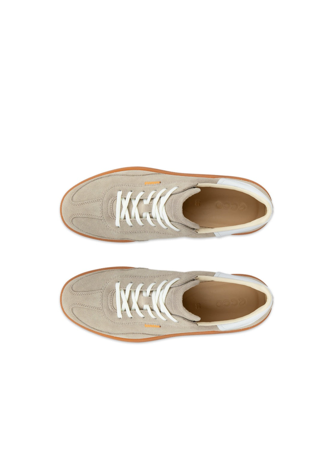 Ecco Soft 11 Casual Lace Shoe - Prue Cashmere White 2 Shaws Department Stores