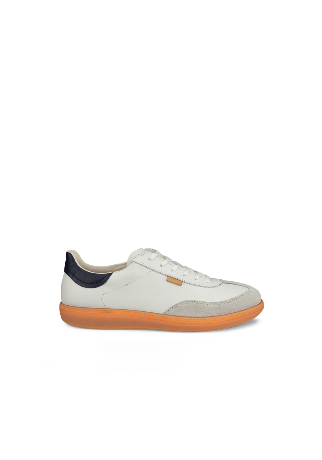 Ecco Soft 11 Casual Lace Shoe - Gravel White Marine 1 Shaws Department Stores