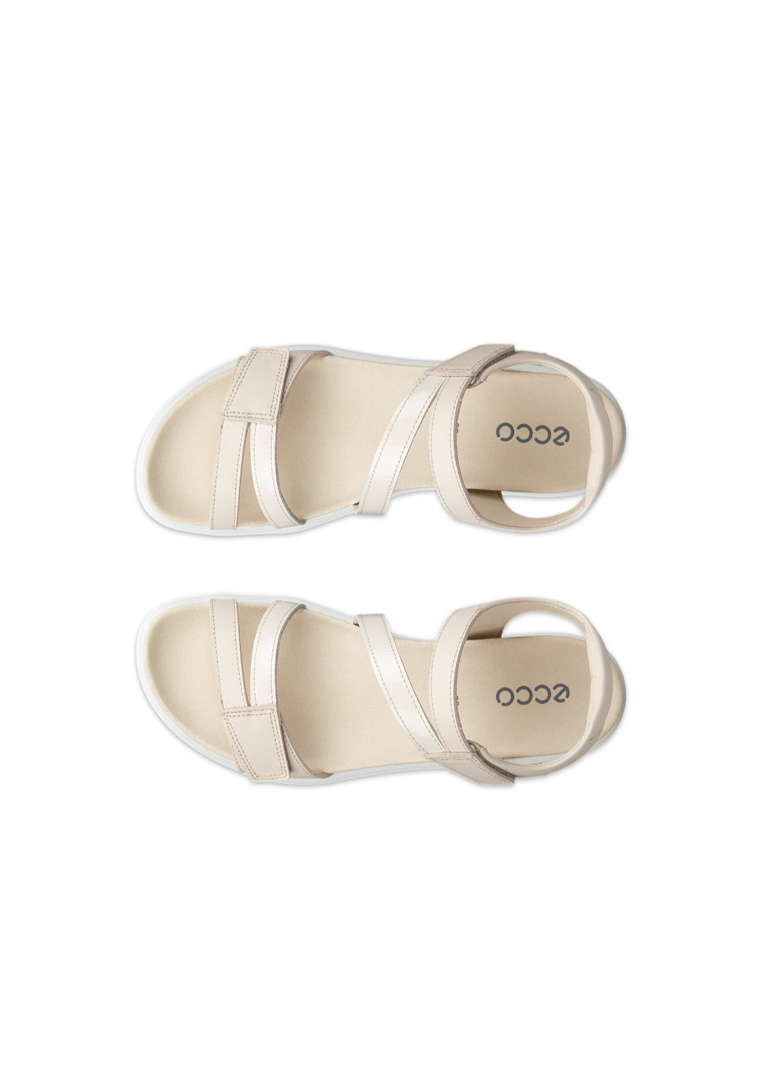 Ecco Soft Sandal - Limestone 2 Shaws Department Stores