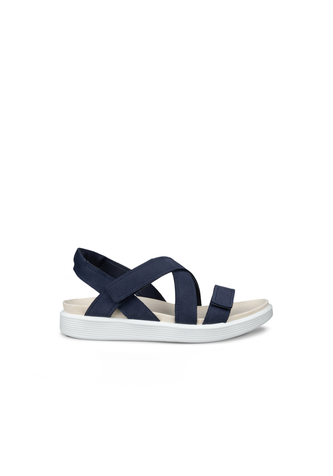 Ecco Soft Casual Sandal - Marine 1 Shaws Department Stores