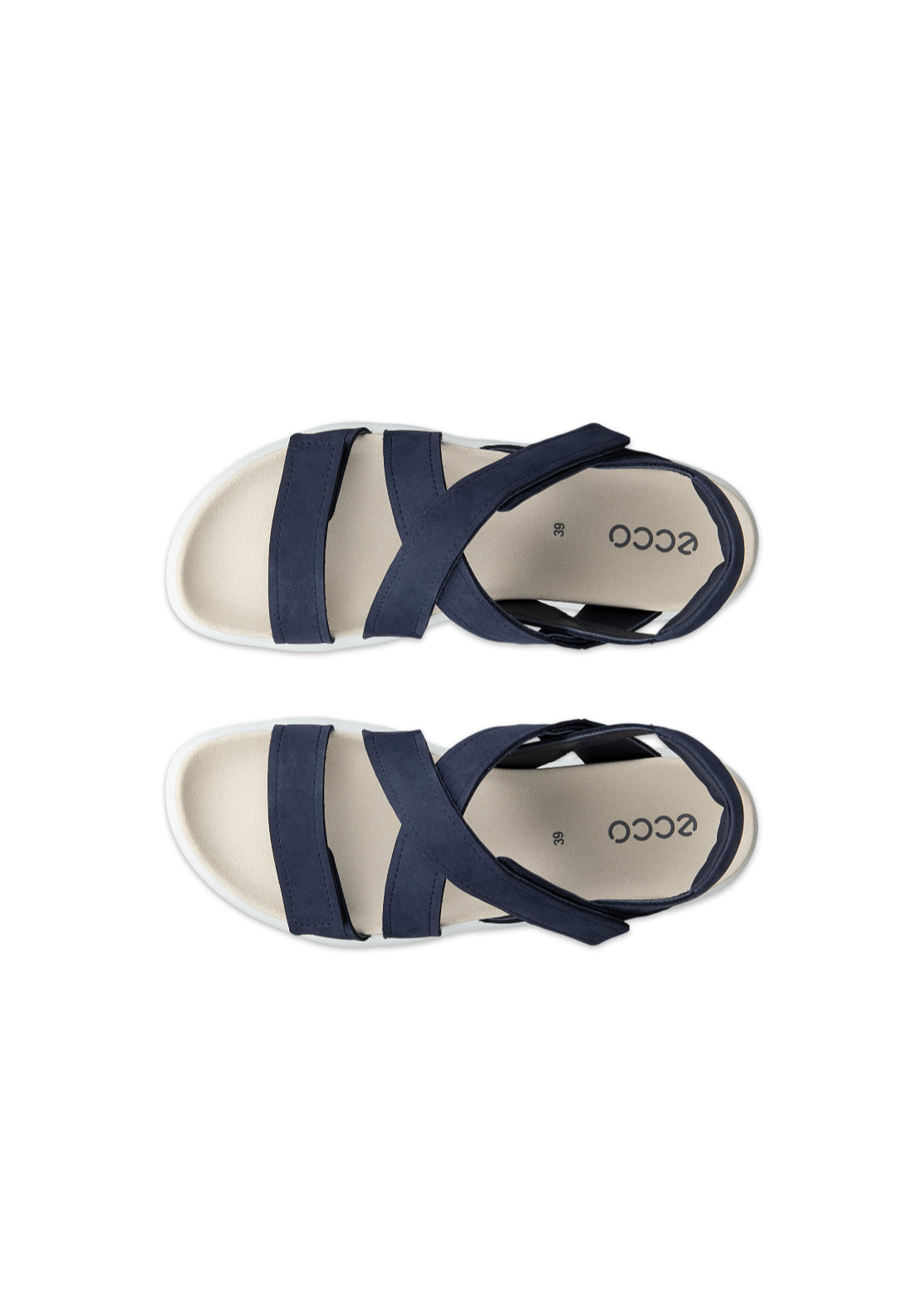 Ecco Soft Casual Sandal - Marine 2 Shaws Department Stores