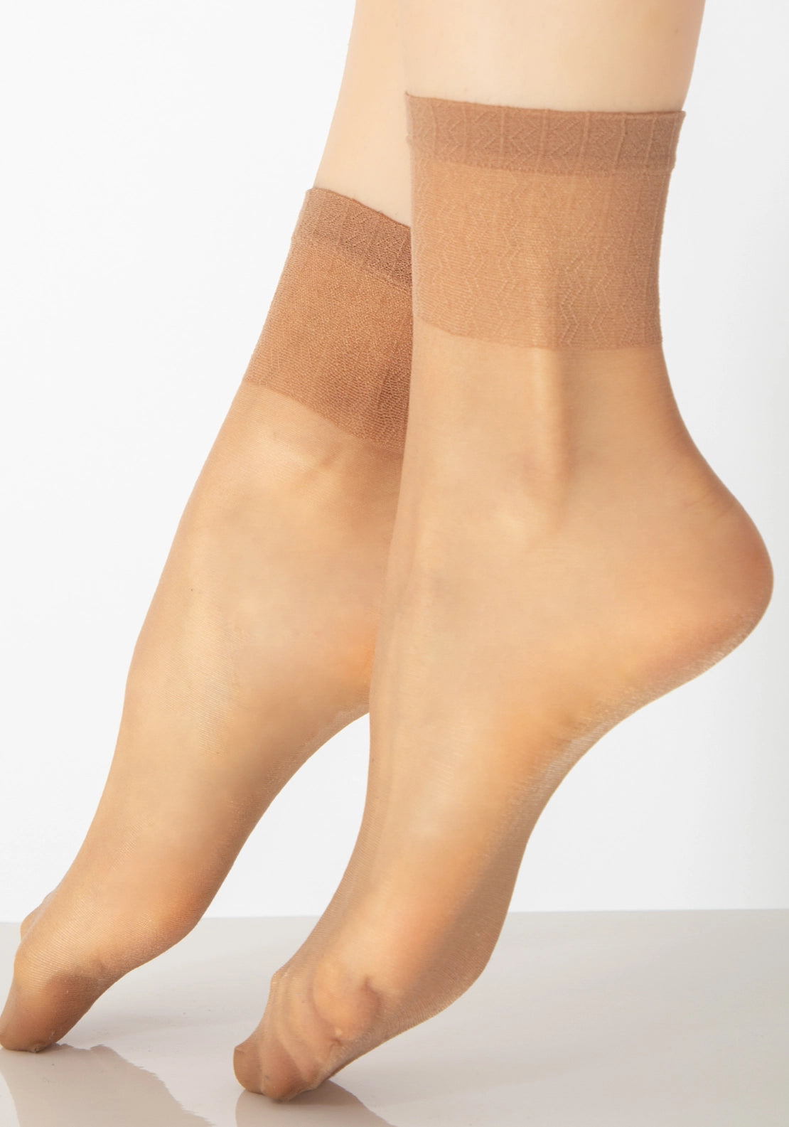 Marie Claire 15 Denier Comfort Top Ankle High with Sandle Toe - Beige 1 Shaws Department Stores
