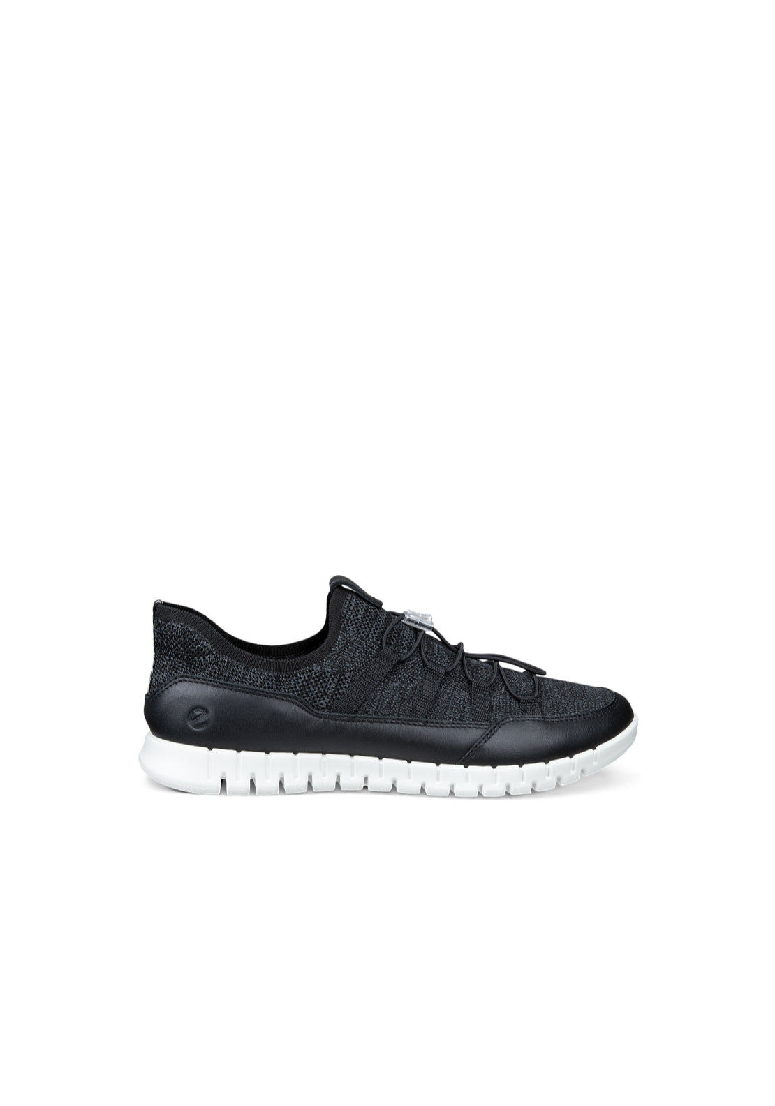 Ecco Gruuv Speedlace Trainer - Black Magnet 1 Shaws Department Stores
