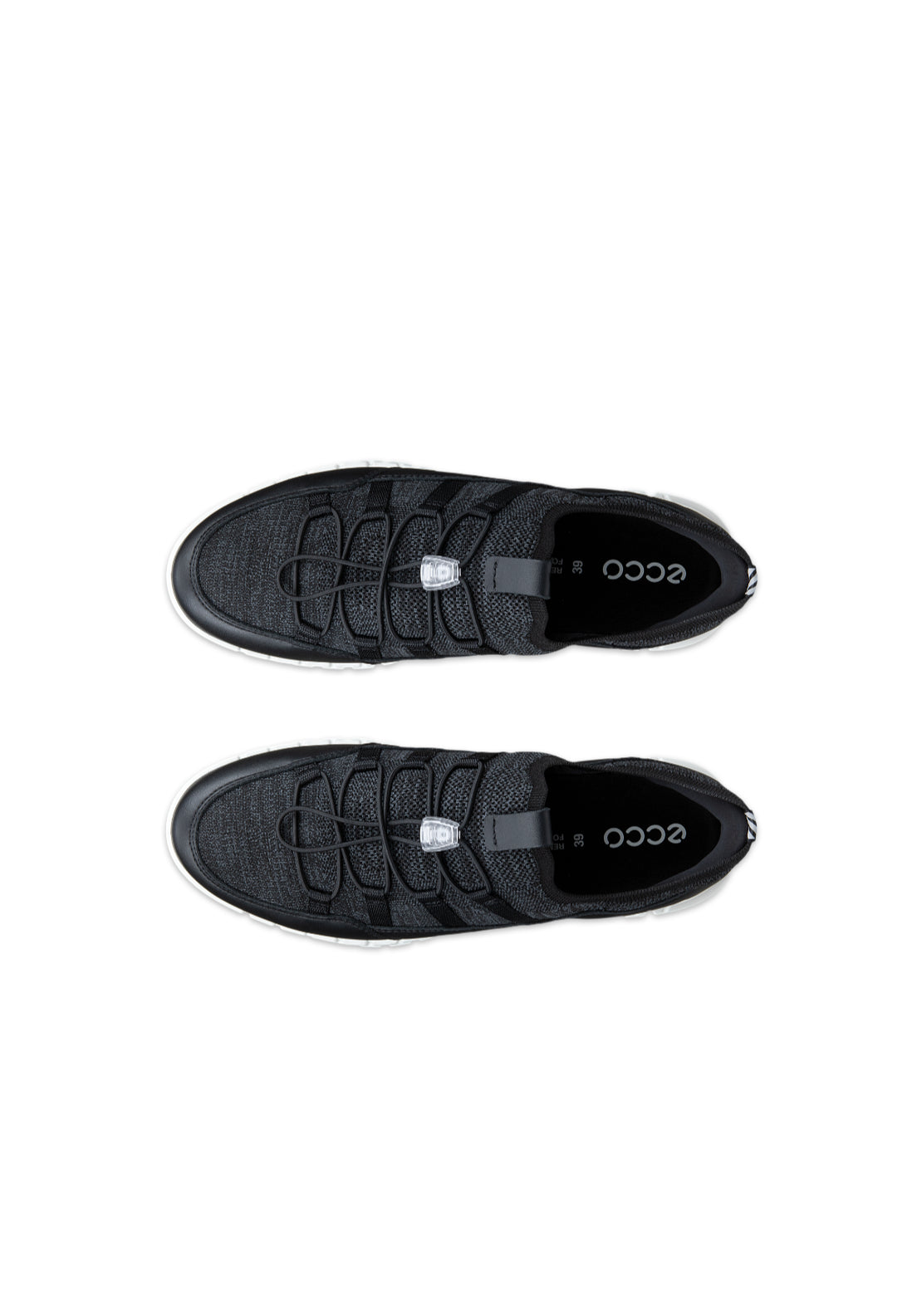 Ecco Gruuv Speedlace Trainer - Black Magnet 2 Shaws Department Stores