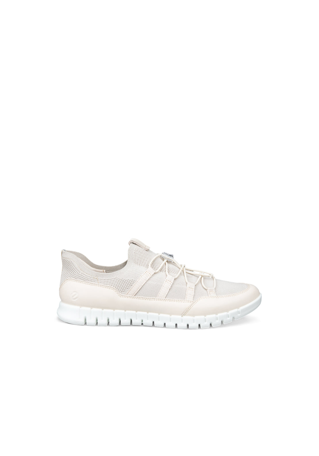 Ecco Gruuv Speedlace Trainer - Limestone/gravel 1 Shaws Department Stores