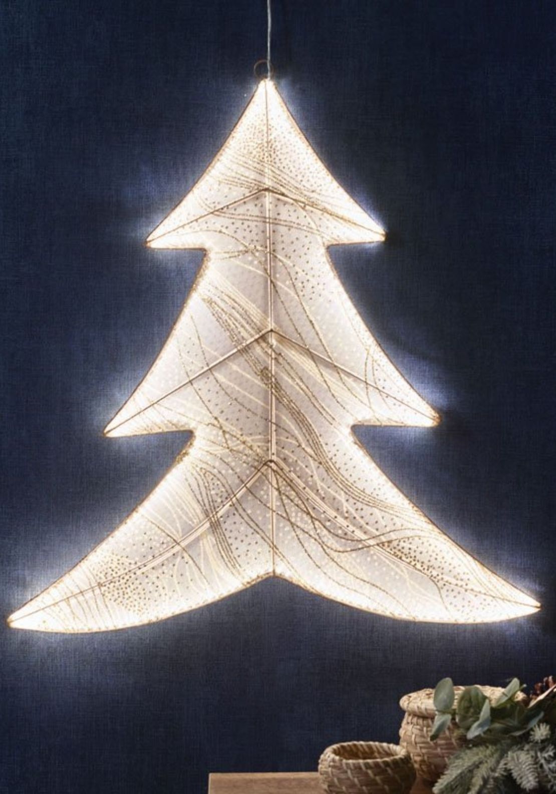 The Home Christmas Aura LED Tree - White 2 Shaws Department Stores