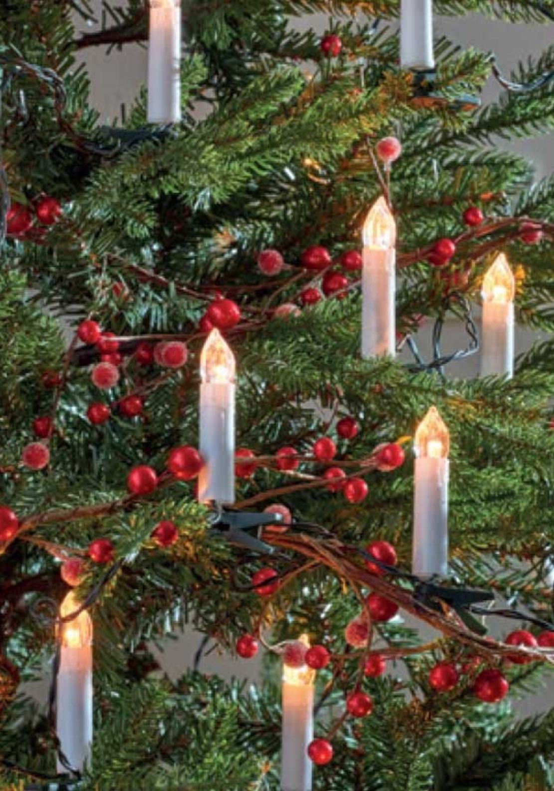 The Home Christmas Set Of 30 Wired Tree Candles - Multi 1 Shaws Department Stores