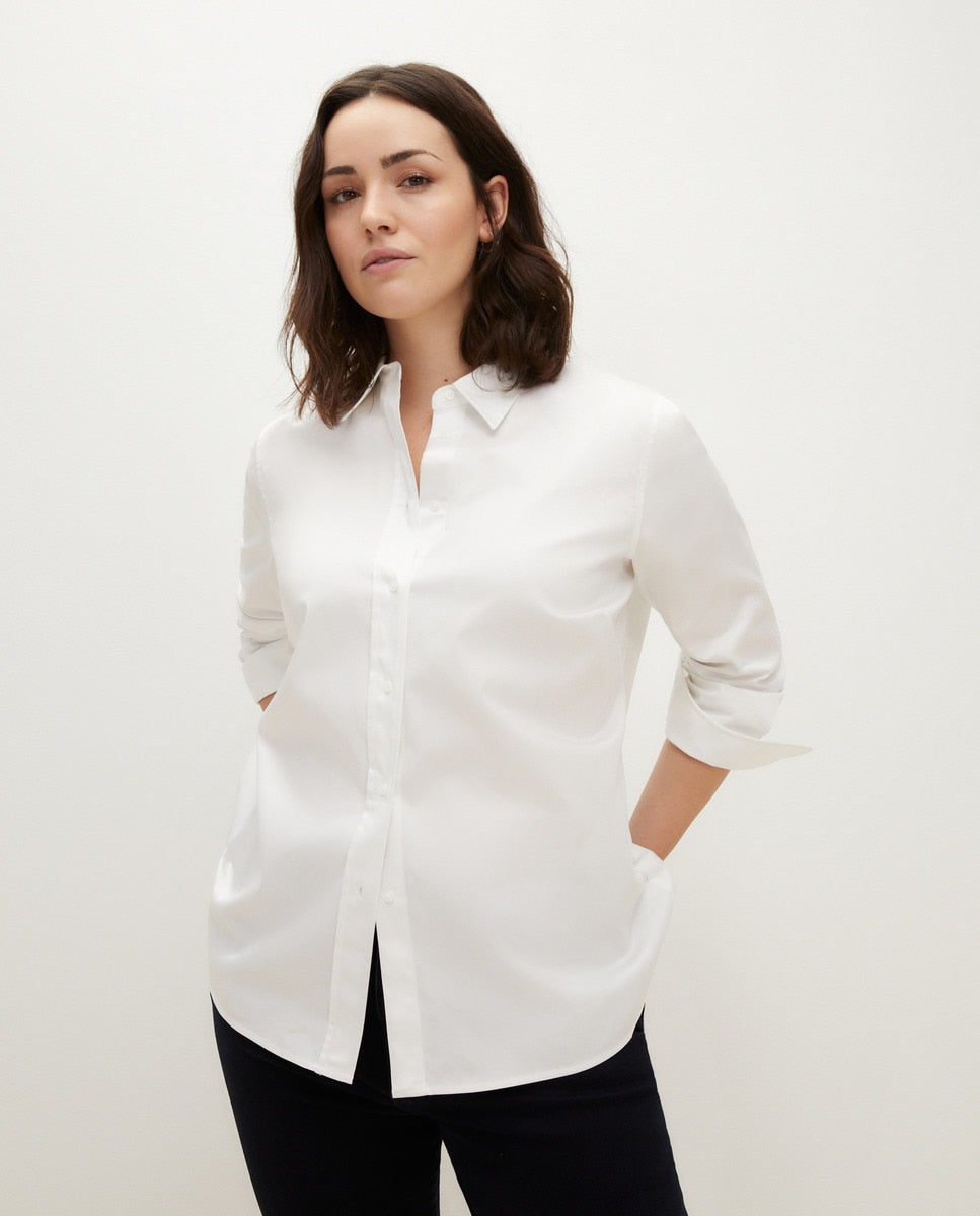 Couchel Long Sleeve Shirt - White 1 Shaws Department Stores