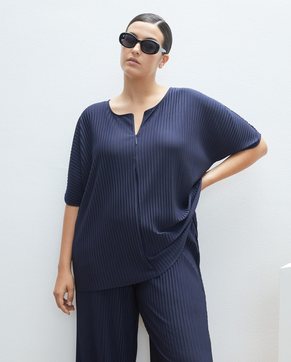 Couchel Short Sleeves T-Shirt - Blue 1 Shaws Department Stores