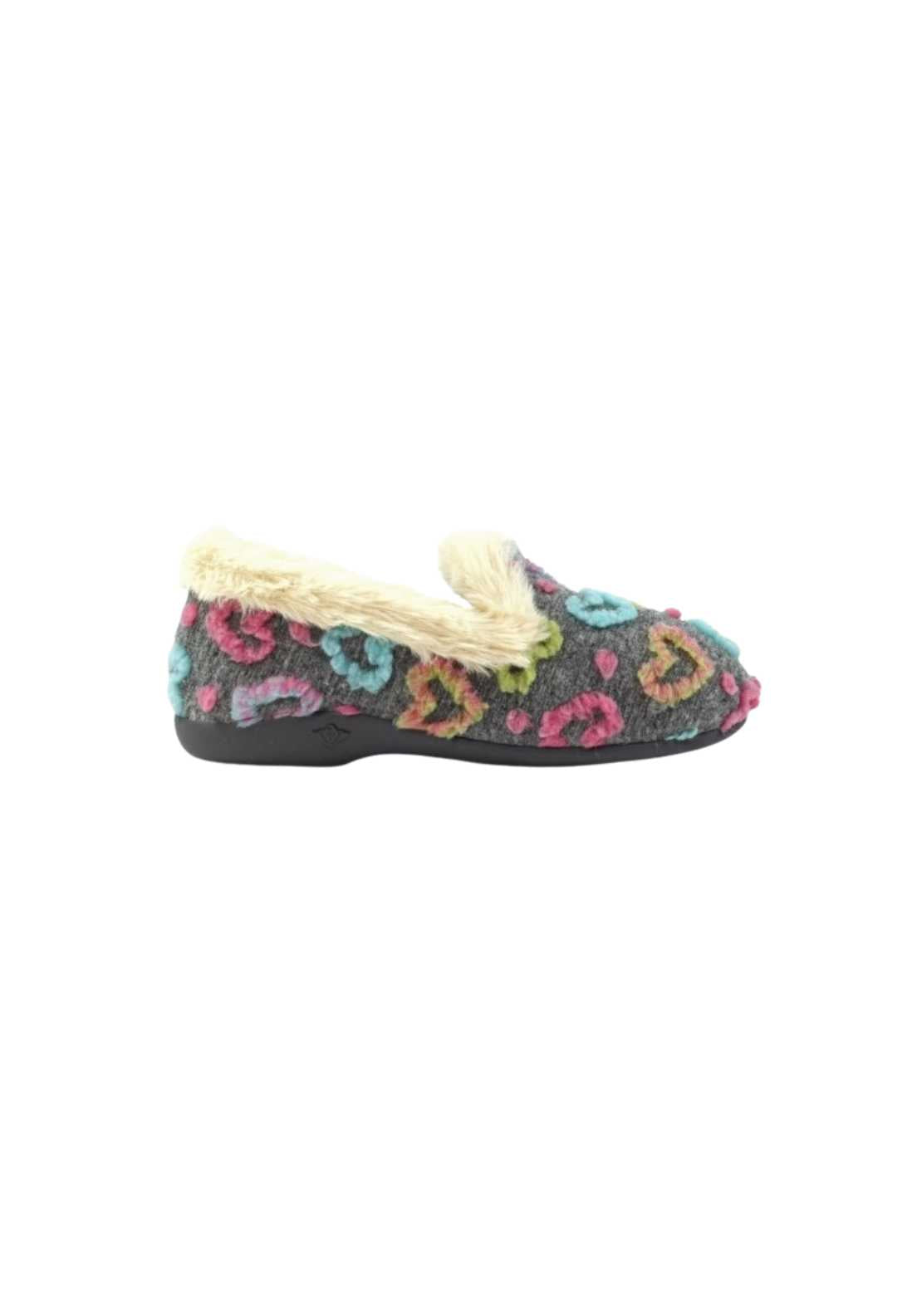 Lunar Truffle Full Slipper - Grey 1 Shaws Department Stores