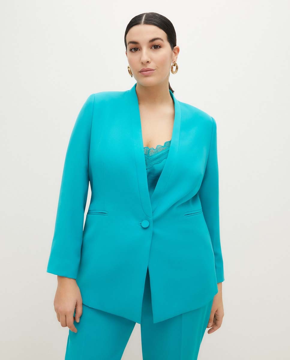 Plain Suit Without Lapel - Green – Shaws Department Stores