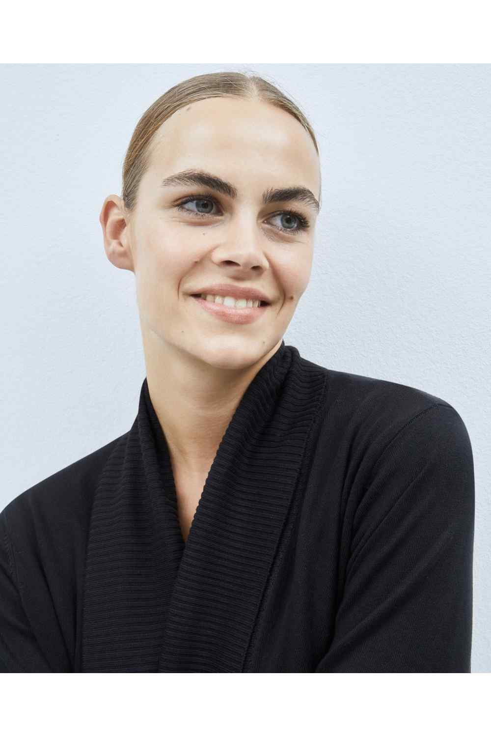 Couchel Cardigan Jacket - Black 2 Shaws Department Stores