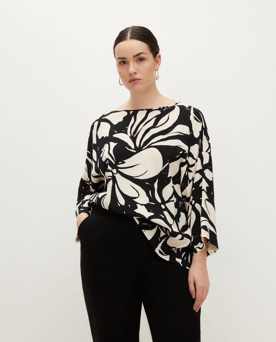 Couchel Print Blouse 3/4 Sleeve 1 Shaws Department Stores