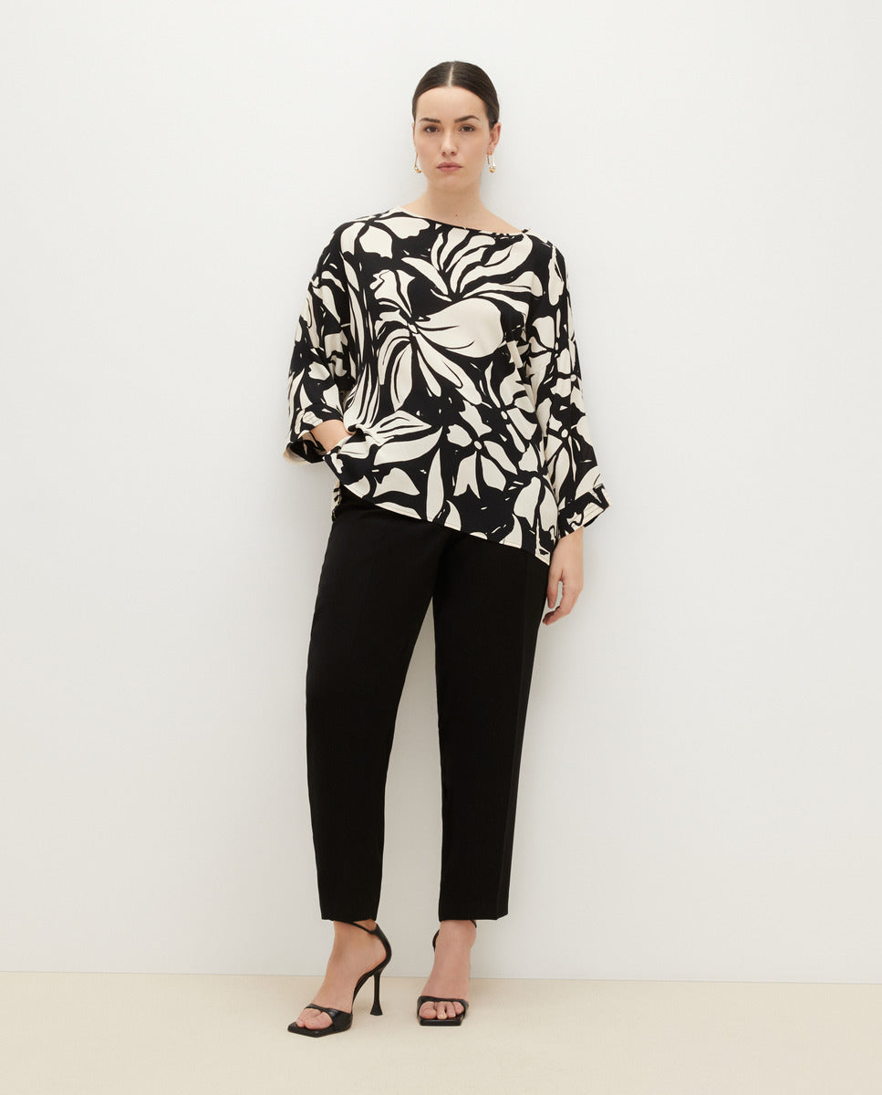 Couchel Print Blouse 3/4 Sleeve 2 Shaws Department Stores