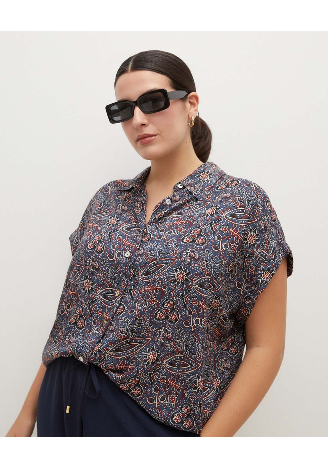 Couchel Short Sleeve Blouse 1 Shaws Department Stores