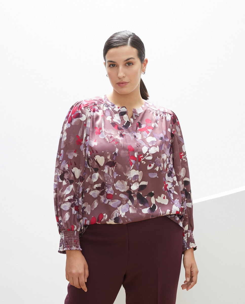 Couchel Printed Blouse - Pink 1 Shaws Department Stores