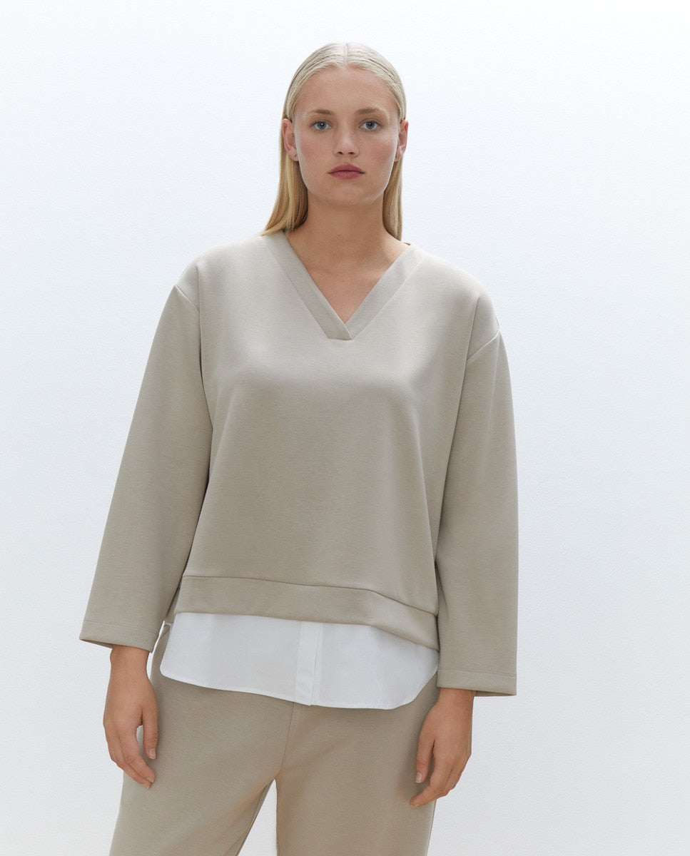 Couchel Sweatshirt - Ivory 1 Shaws Department Stores