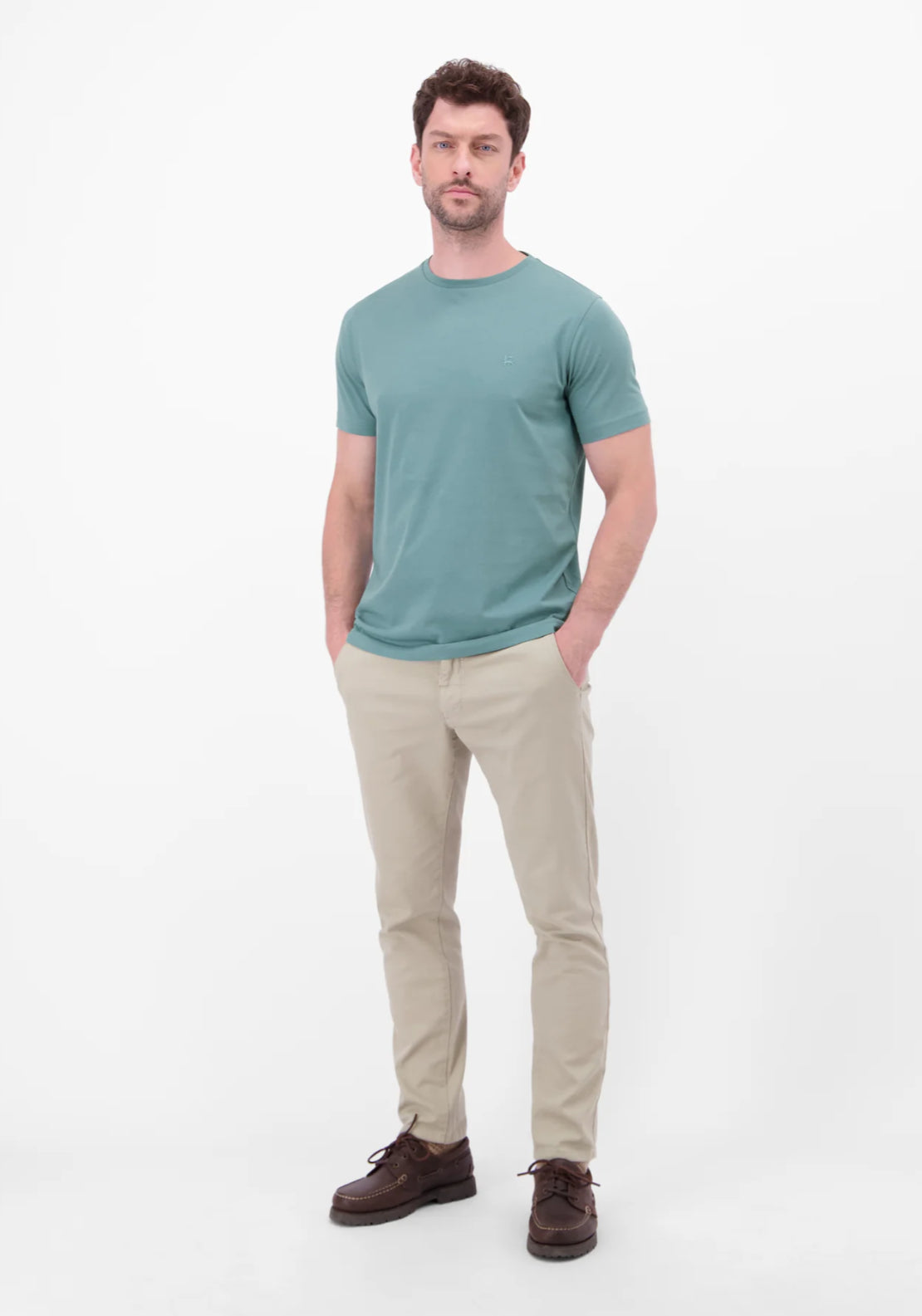 Lerros 100% Cotton Round Neck T-shirt - Plain 5 Shaws Department Stores