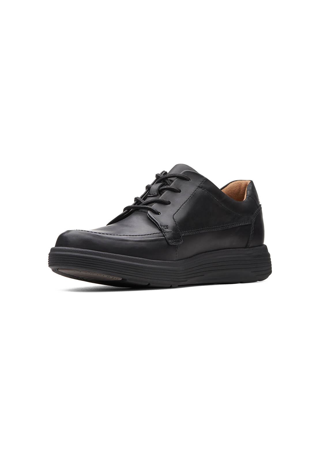 Clarks Un Abode Ease Casual Shoe - Black 2 Shaws Department Stores