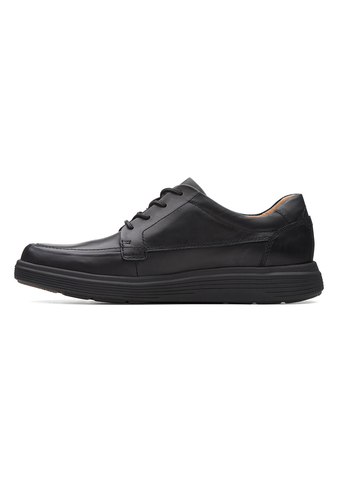 Clarks Un Abode Ease Casual Shoe - Black 3 Shaws Department Stores