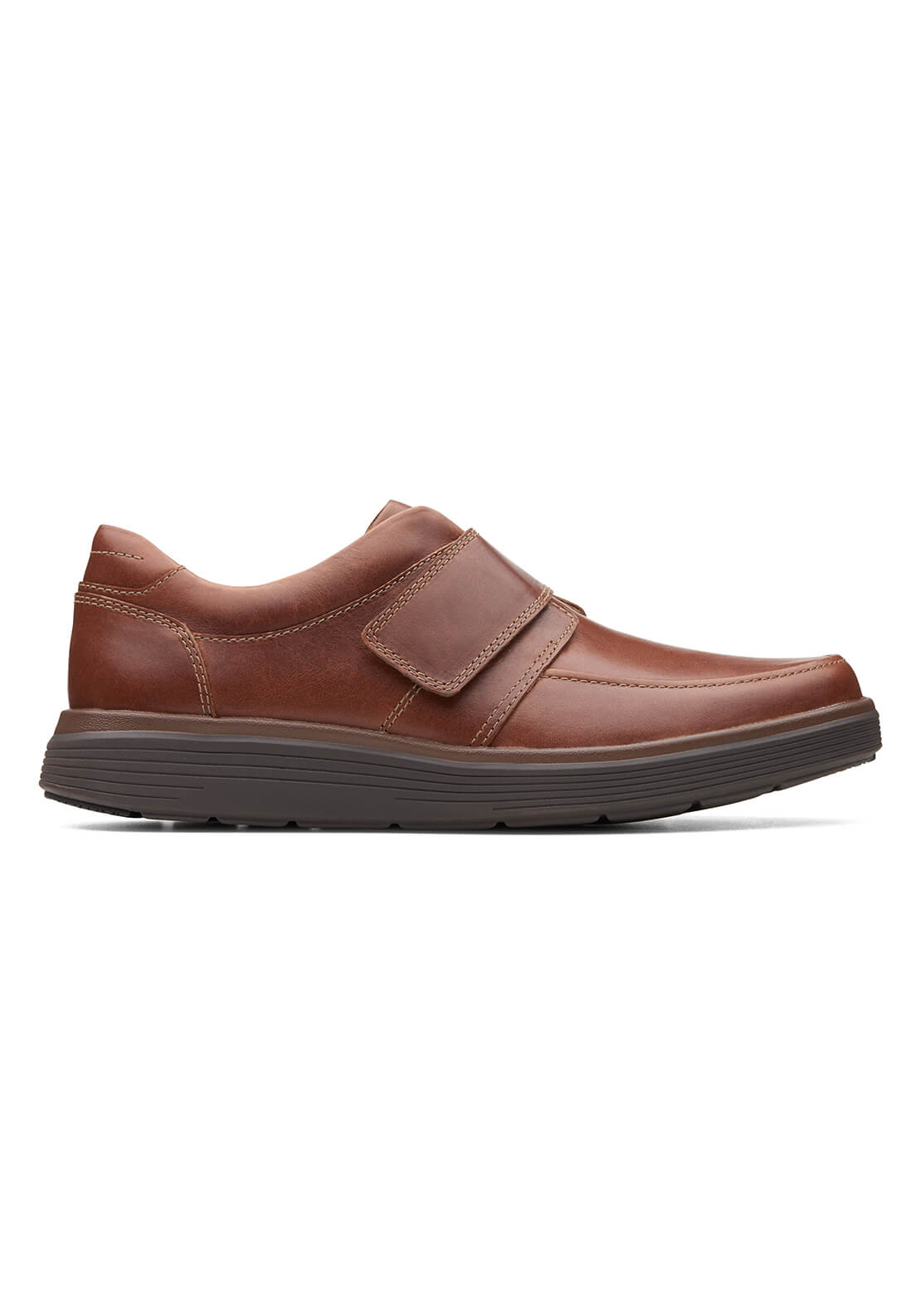 Clarks Un Abode Strap Casual Shoe - Tan 4 Shaws Department Stores