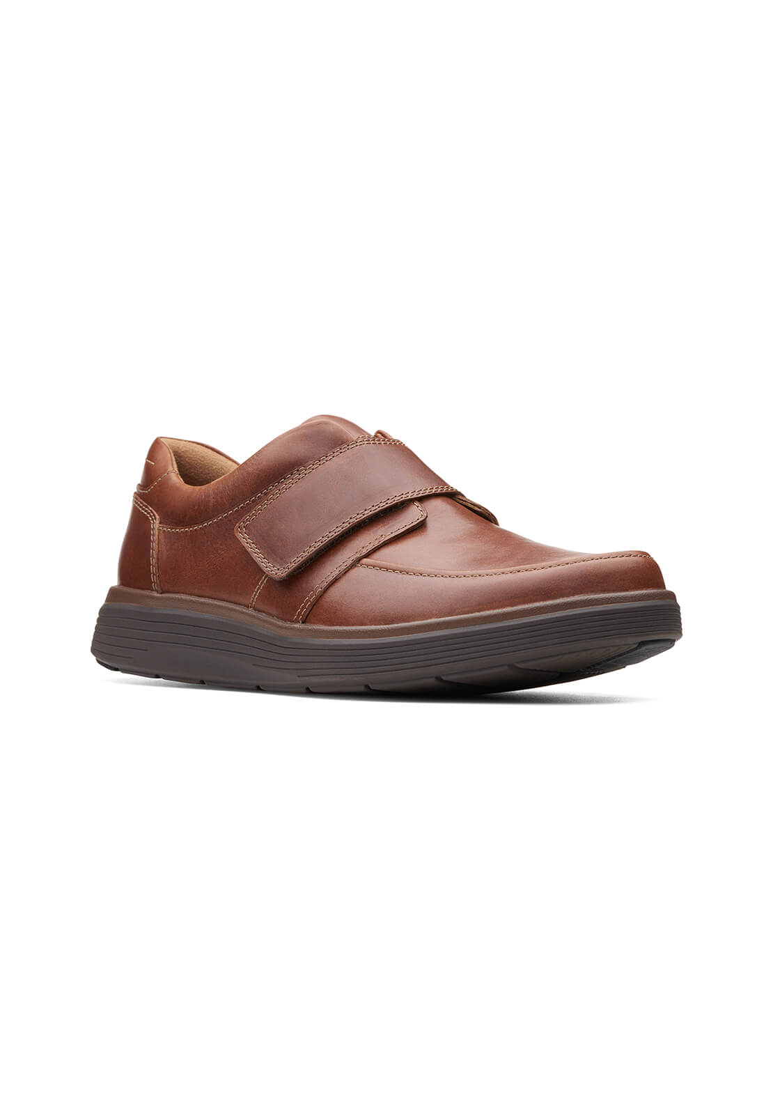 Clarks Un Abode Strap Casual Shoe - Tan 1 Shaws Department Stores