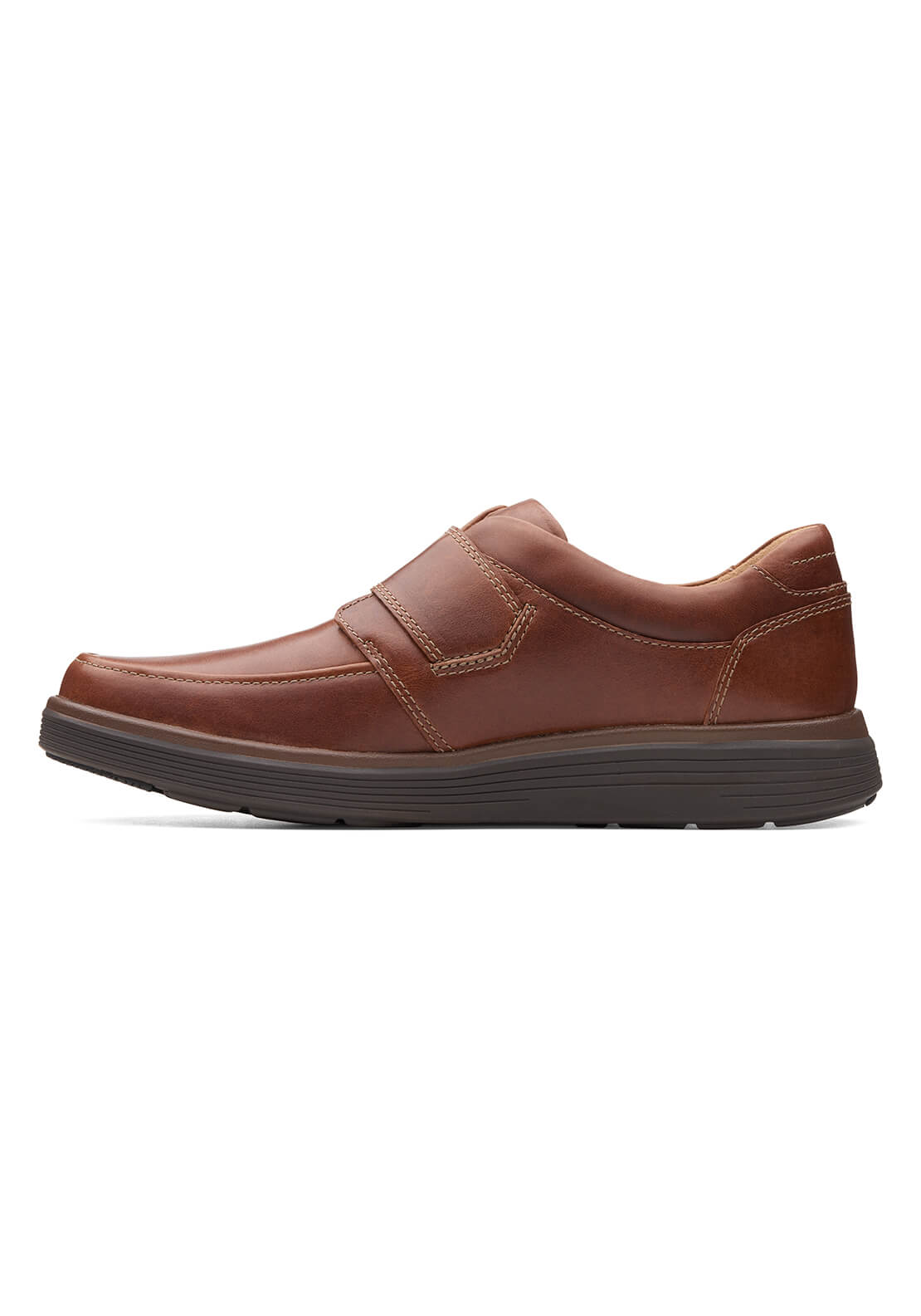 Clarks Un Abode Strap Casual Shoe - Tan 3 Shaws Department Stores