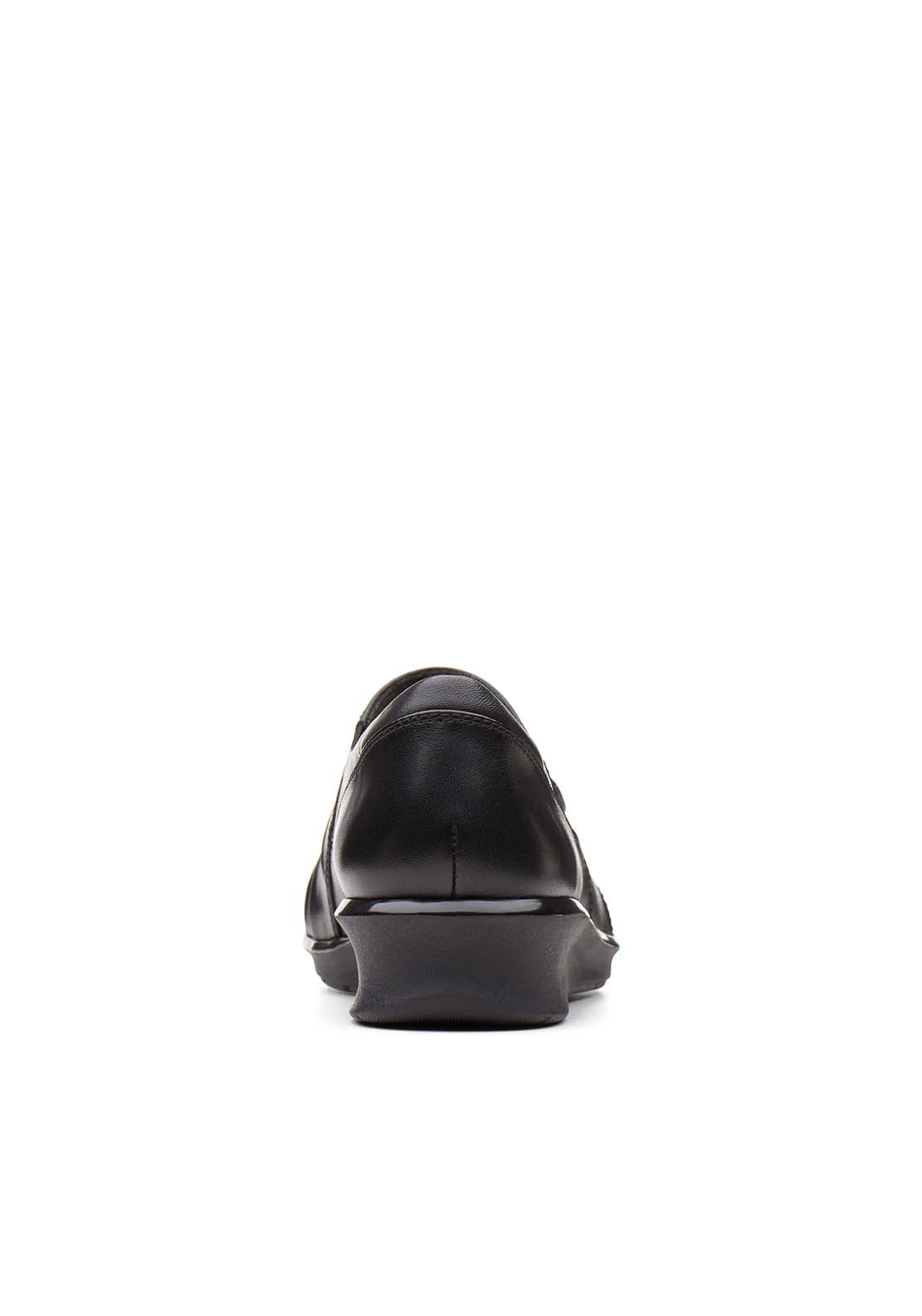 Clarks Hope Roxanne Casual Shoes - Black 5 Shaws Department Stores