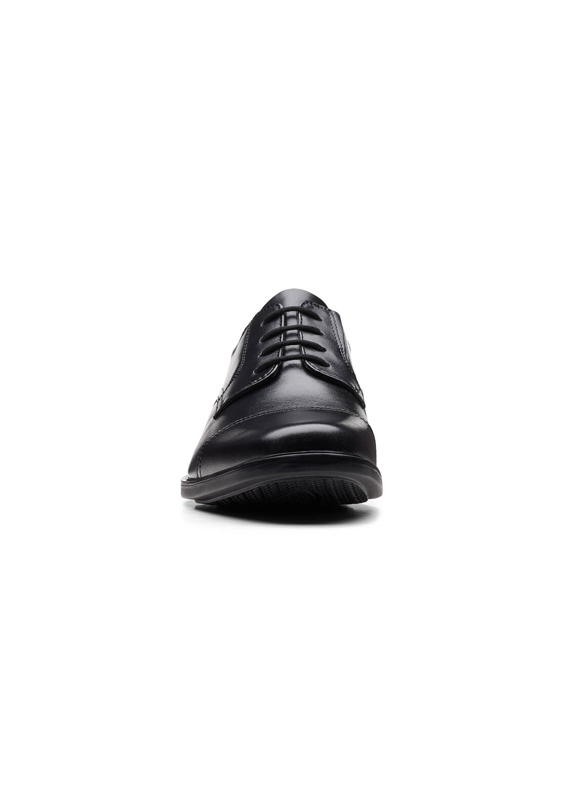 Clarks Howard Cap Formal Shoe - Black 5 Shaws Department Stores