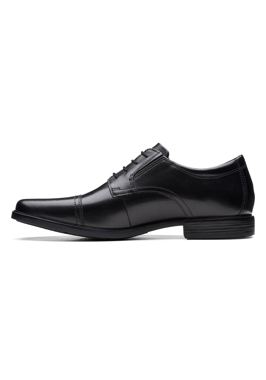 Clarks Howard Cap Formal Shoe - Black 3 Shaws Department Stores