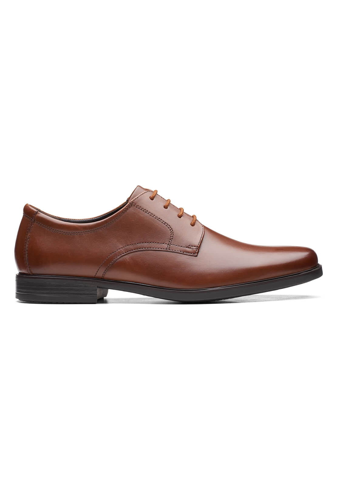 Clarks Howard Walk Formal Shoe - Tan 4 Shaws Department Stores