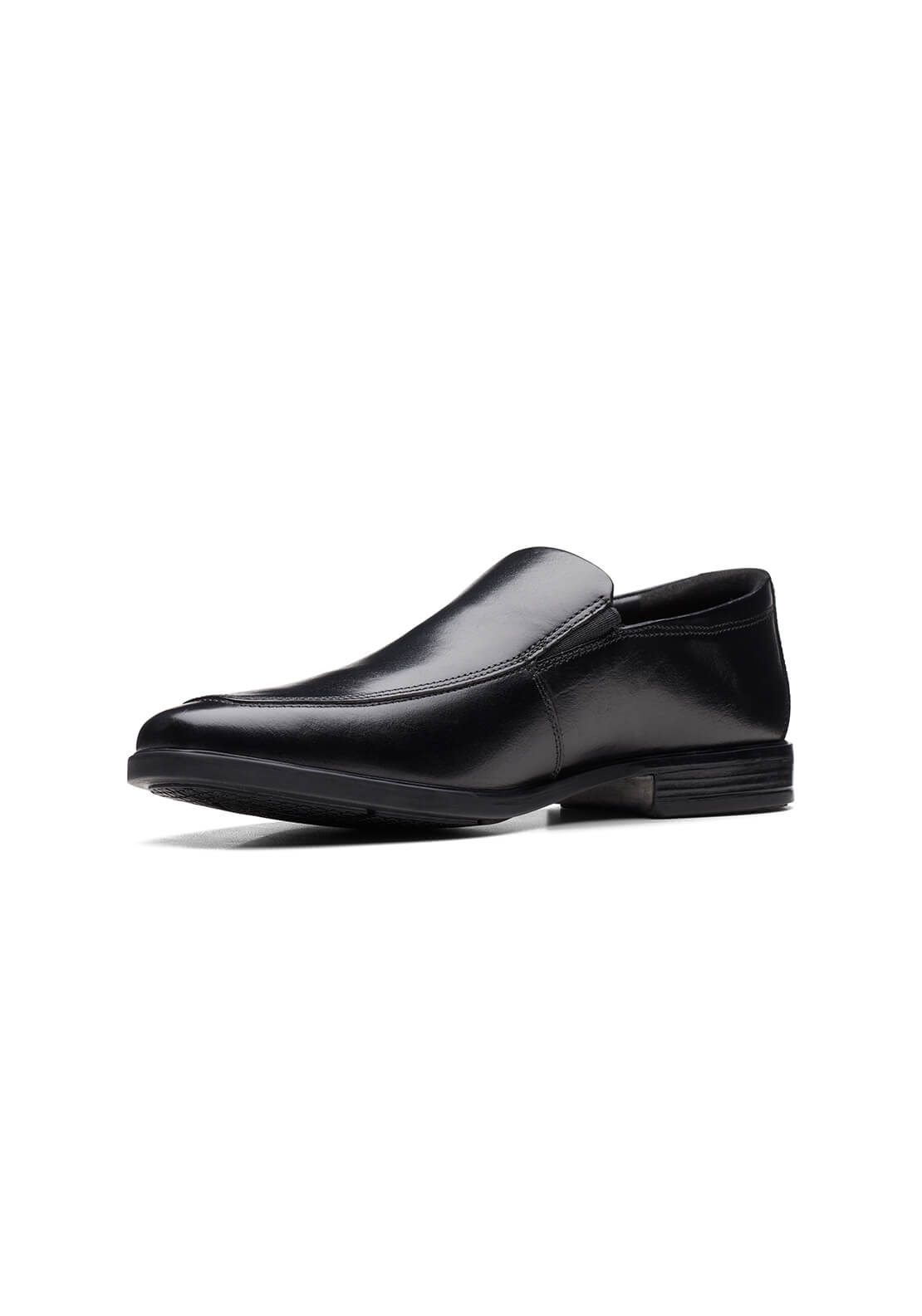 Clarks Howard Edge Formal Shoe - Black 2 Shaws Department Stores