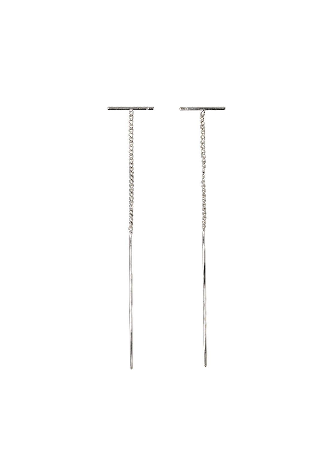 Brielle Silver Plated Earrings - Silver