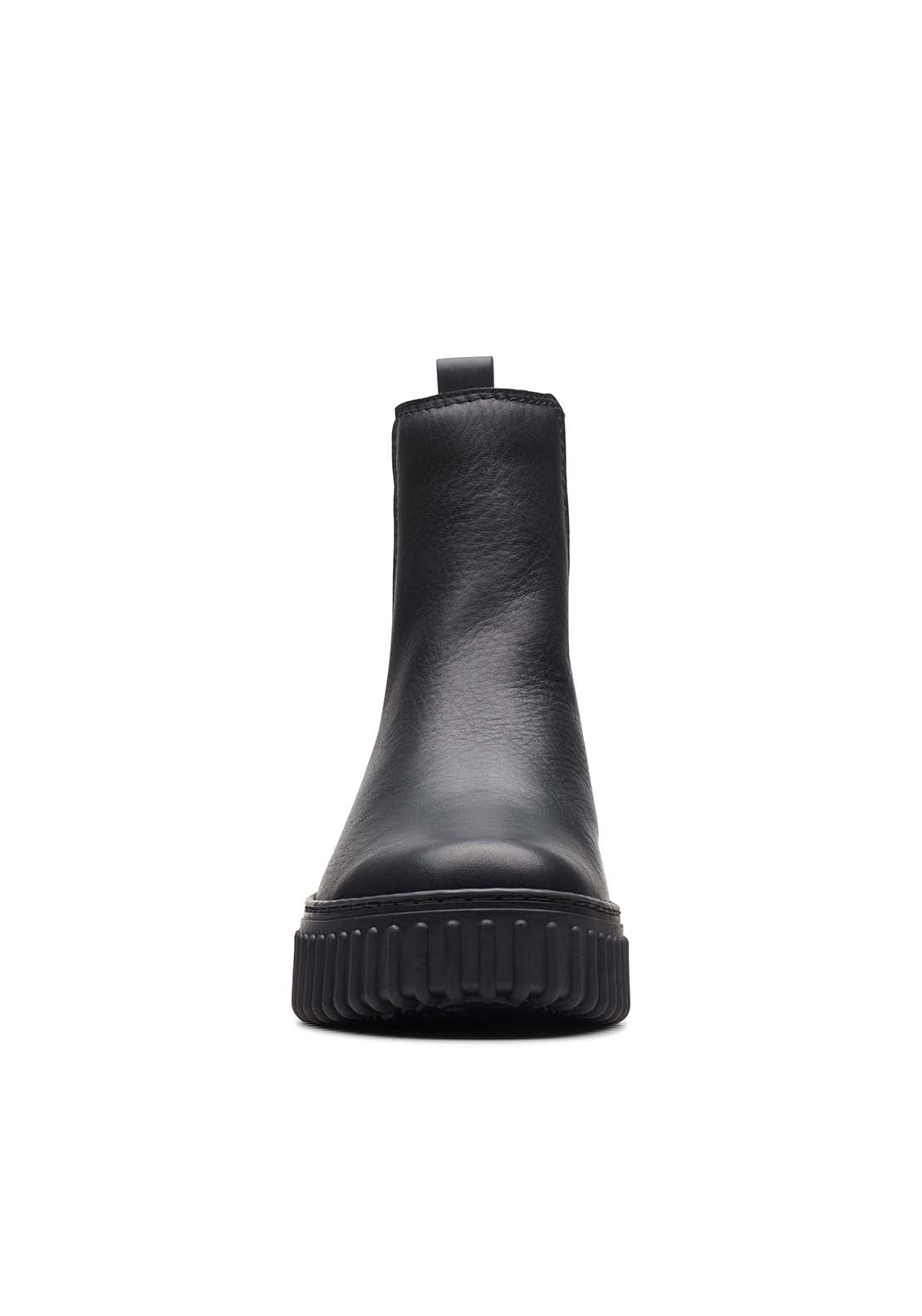 Clarks Torhill Maple Boot - Black 3 Shaws Department Stores
