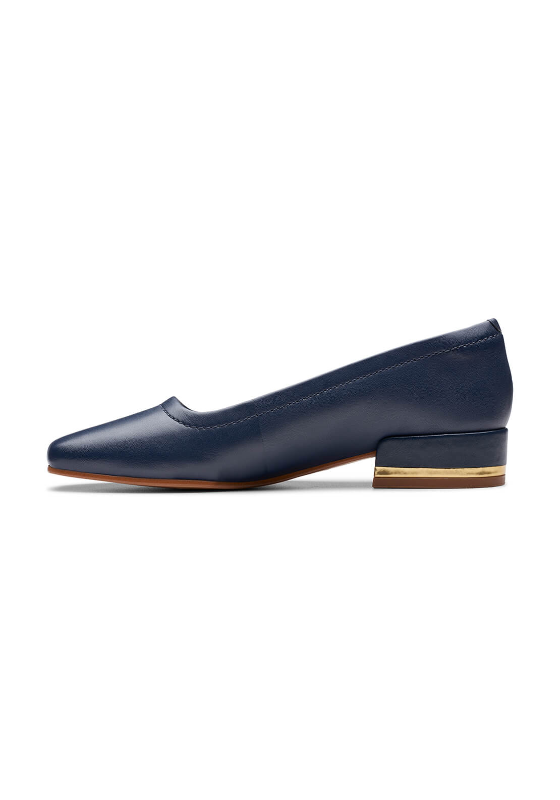 Clarks Seren30 Court Shoe - Navy 3 Shaws Department Stores