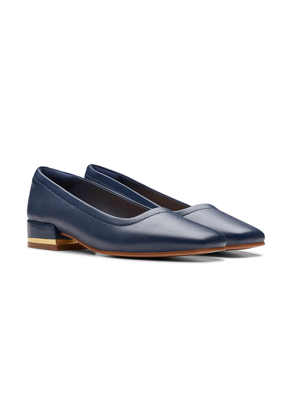 Clarks Seren30 Court Shoe - Navy 1 Shaws Department Stores