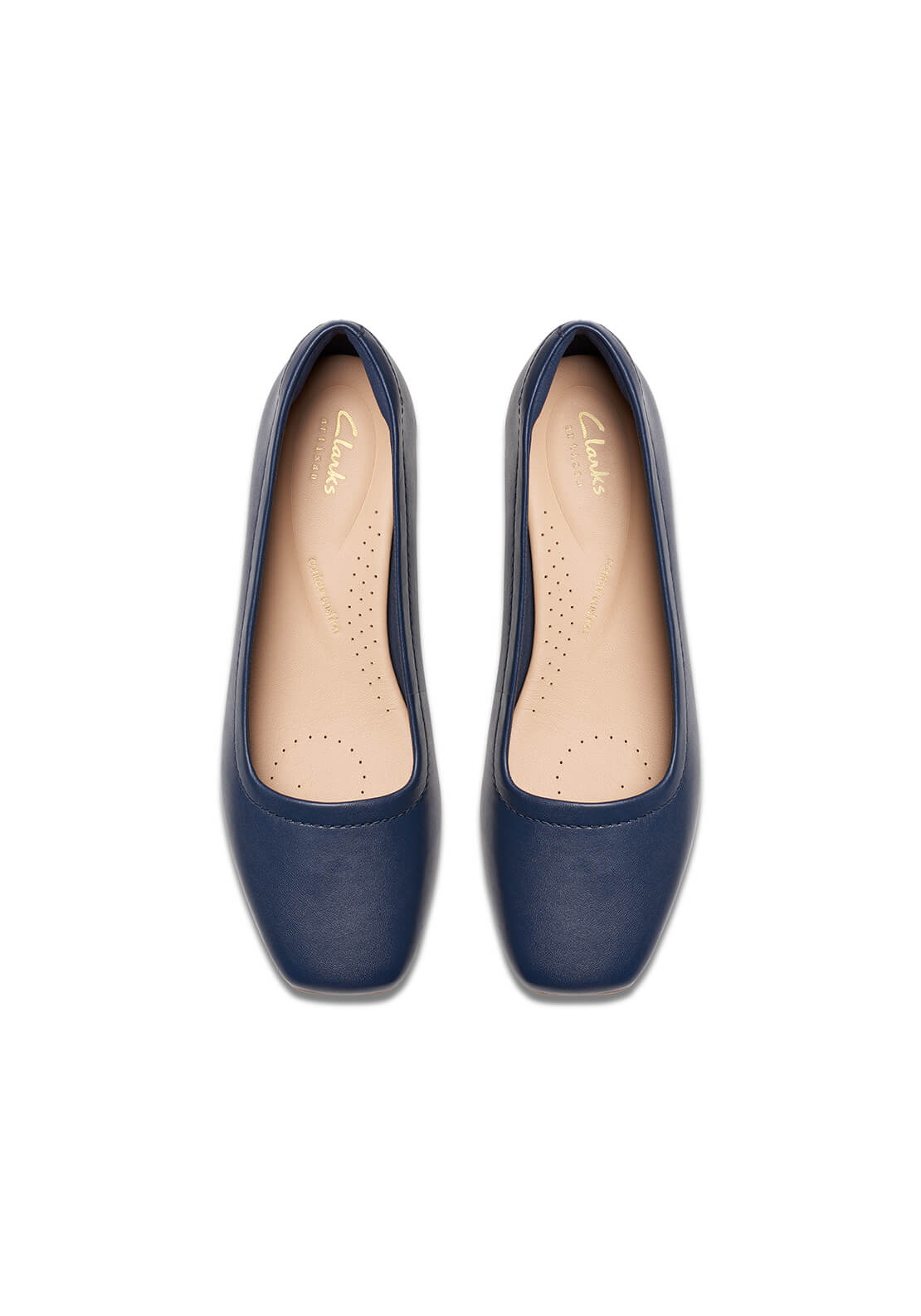 Clarks Seren30 Court Shoe - Navy 7 Shaws Department Stores