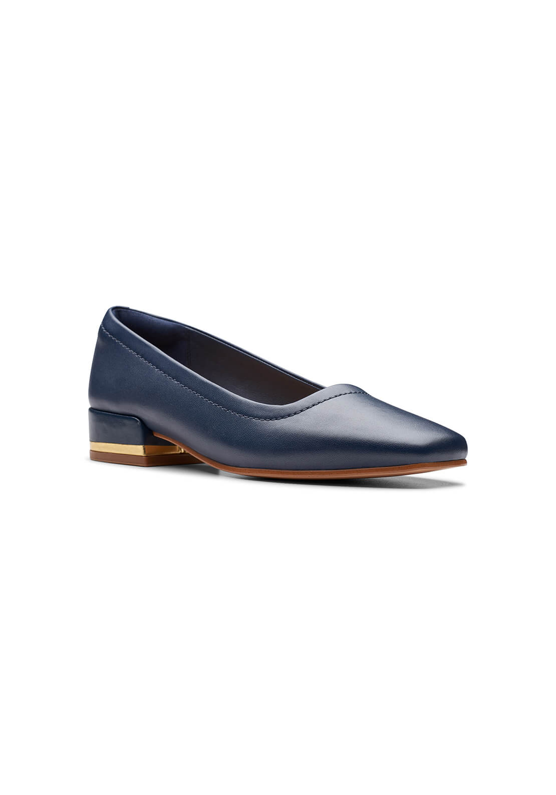Clarks Seren30 Court Shoe - Navy 2 Shaws Department Stores