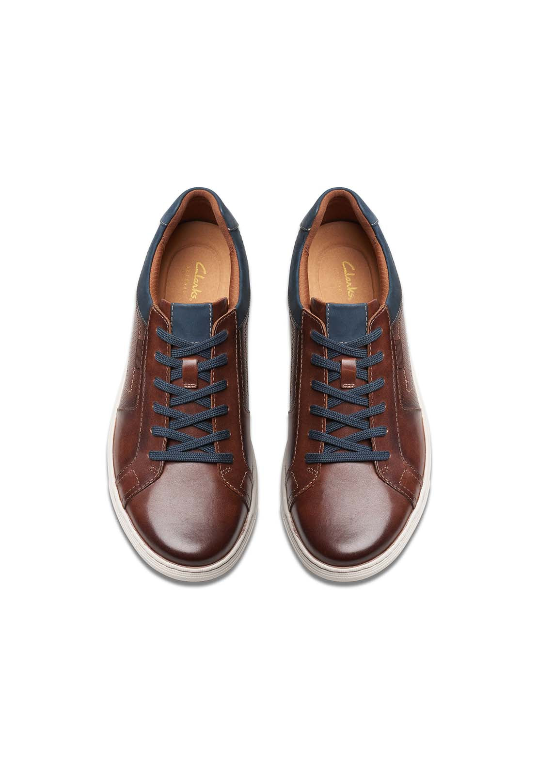Clarks Mapstone Lace Boot - Brown 3 Shaws Department Stores