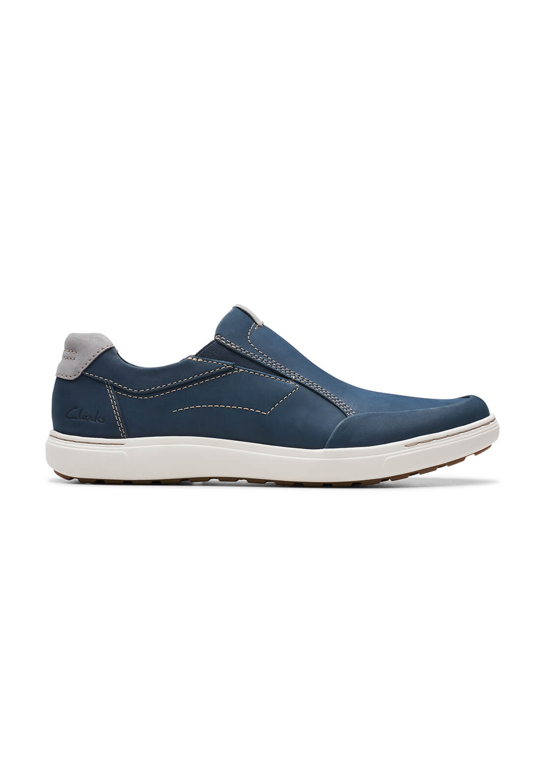 Clarks Mapstone Step Shoe - Navy 3 Shaws Department Stores