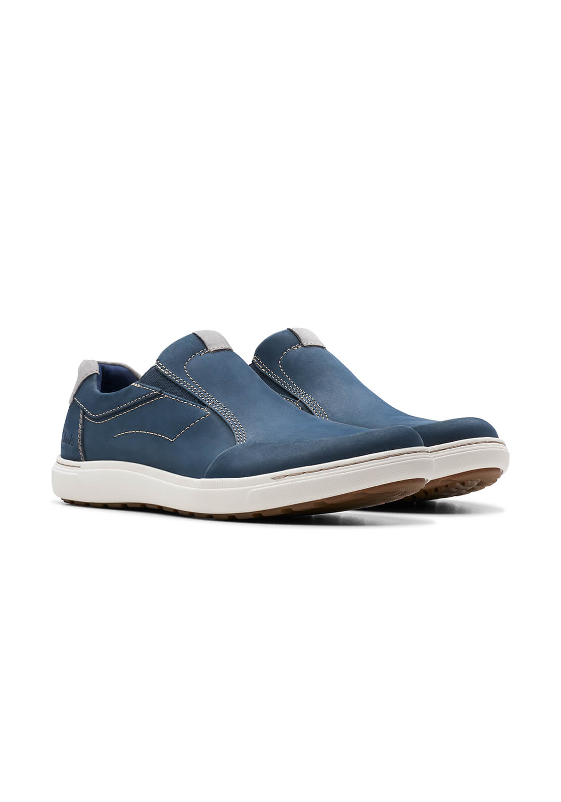 Clarks Mapstone Step Shoe - Navy 1 Shaws Department Stores