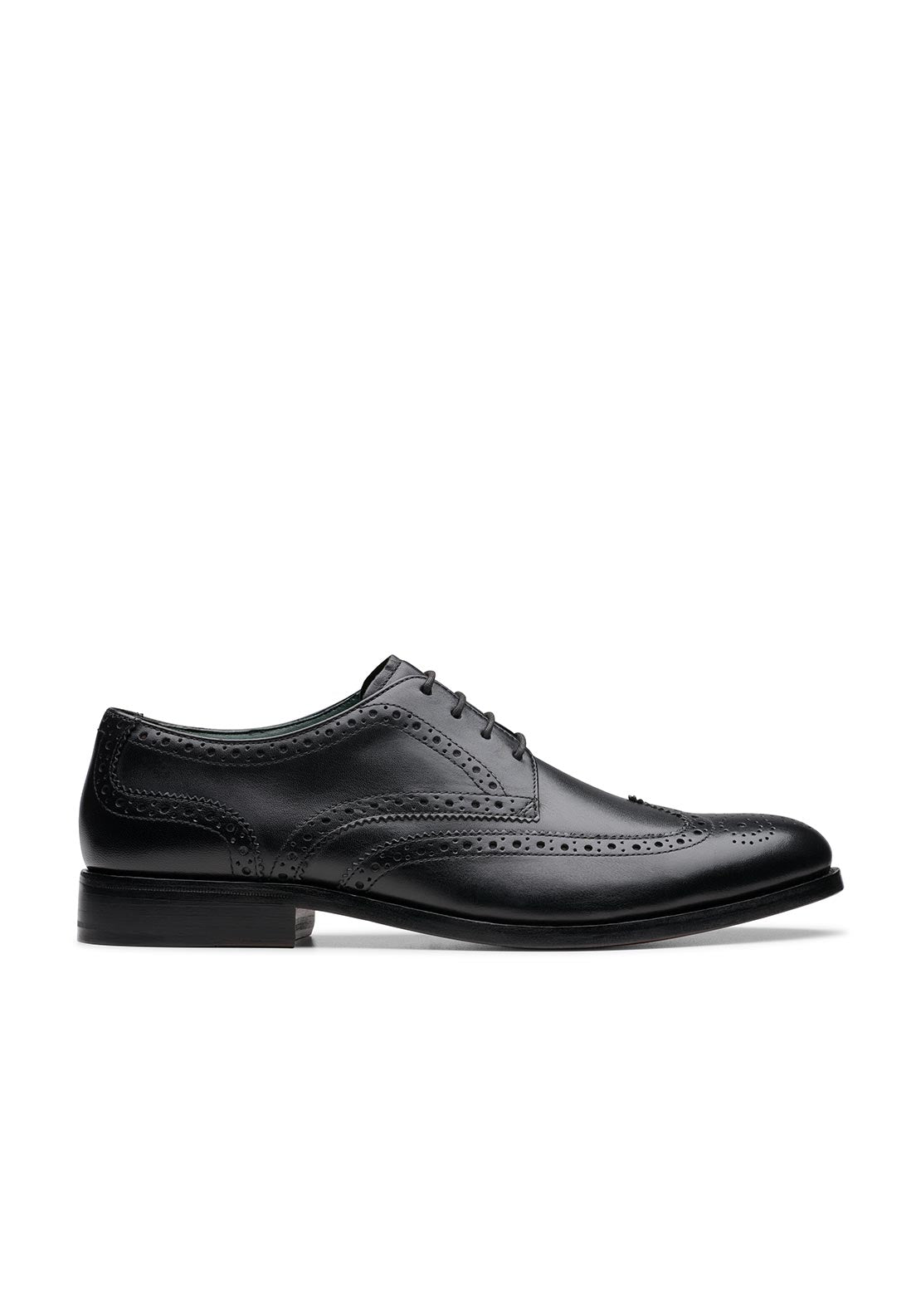 Clarks Craftjames Tip Formal Shoe - Black 6 Shaws Department Stores