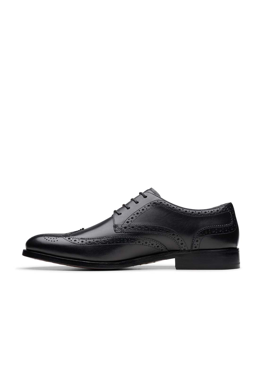 Clarks Craftjames Tip Formal Shoe - Black 5 Shaws Department Stores