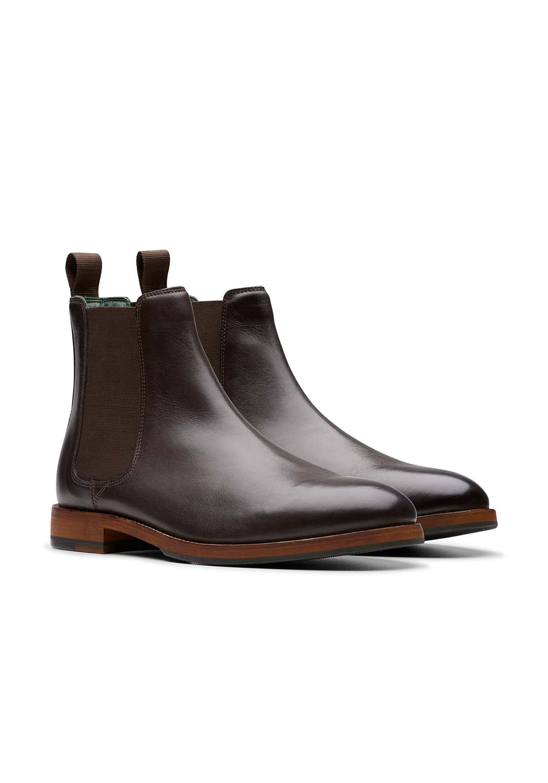 Clarks Craftjames Top Formal Shoe - Brown 1 Shaws Department Stores