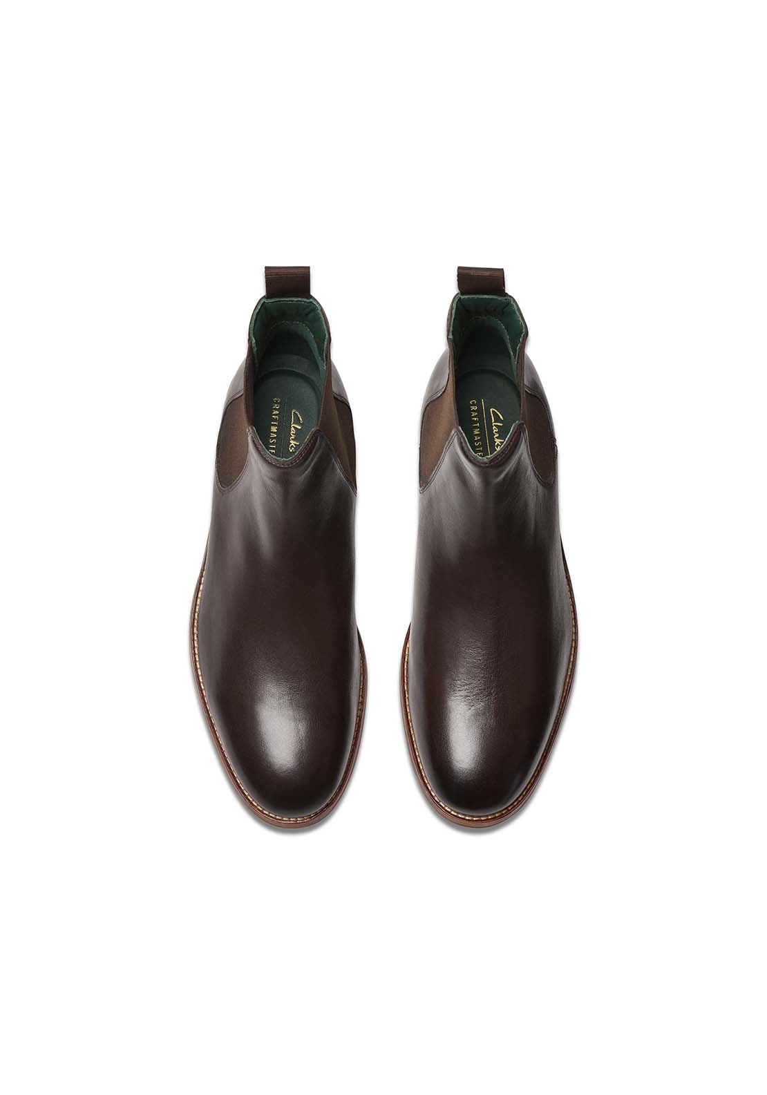 Clarks Craftjames Top Formal Shoe - Brown 3 Shaws Department Stores