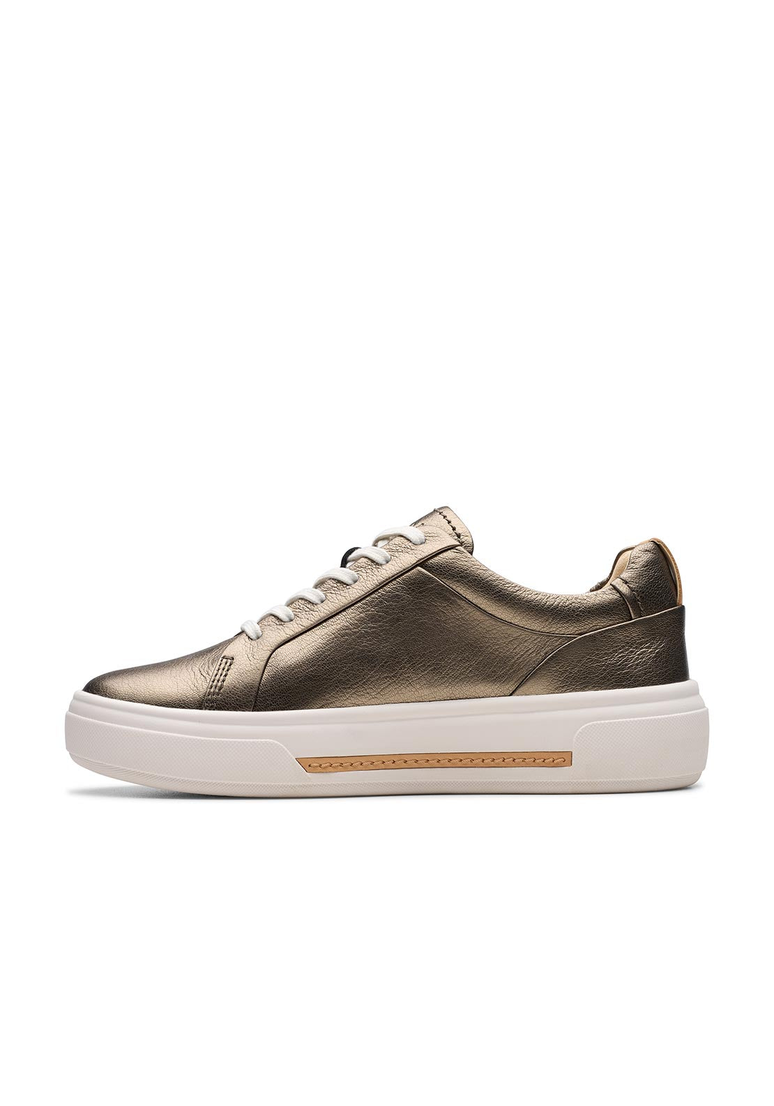 Clarks Hollyhock Walk Trainer - Metallic 5 Shaws Department Stores